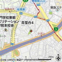 大坂上児童遊園トイレ周辺の地図