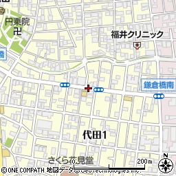 代田一周辺の地図