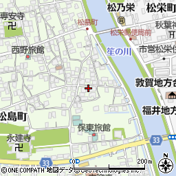 福井県敦賀市松島町5-17周辺の地図
