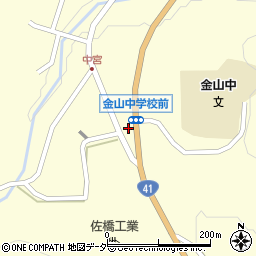 岐阜県下呂市金山町金山2693周辺の地図