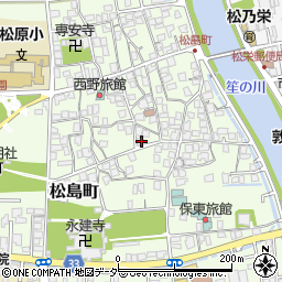 福井県敦賀市松島町13-9周辺の地図