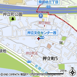 リパーク府中押立町５丁目駐車場周辺の地図