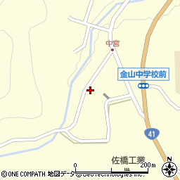 岐阜県下呂市金山町金山2740周辺の地図