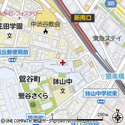 東京都渋谷区鶯谷町5周辺の地図
