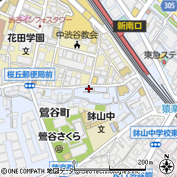 東京都渋谷区鶯谷町6周辺の地図