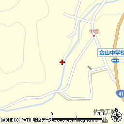 岐阜県下呂市金山町金山2854周辺の地図