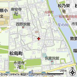 福井県敦賀市松島町13-6周辺の地図