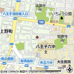 東京都八王子市上野町24周辺の地図