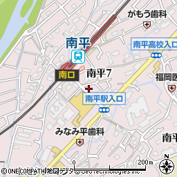 一橋南平教室周辺の地図