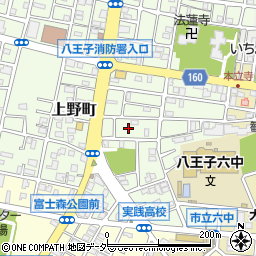 東京都八王子市上野町23周辺の地図
