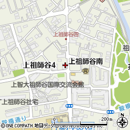 東京都世田谷区上祖師谷4丁目周辺の地図
