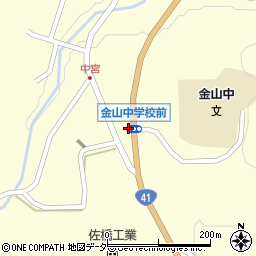 岐阜県下呂市金山町金山2692周辺の地図