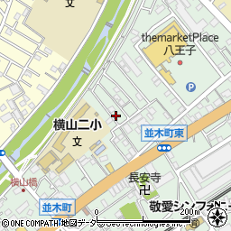 東京都八王子市並木町周辺の地図