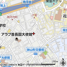 東京都渋谷区南平台町6周辺の地図