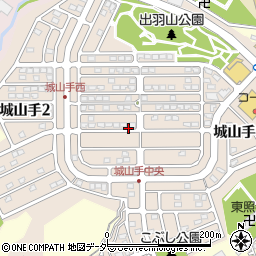 東京都八王子市城山手周辺の地図