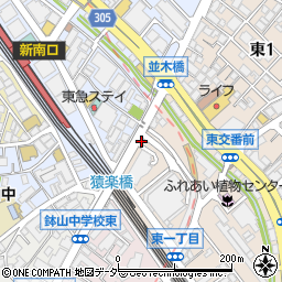 リパーク渋谷プロパティータワー駐車場周辺の地図
