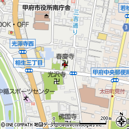 春慶寺周辺の地図