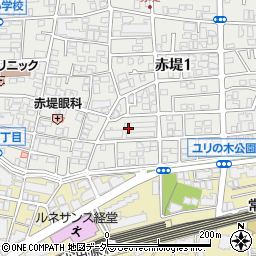 東京都世田谷区赤堤1丁目27周辺の地図