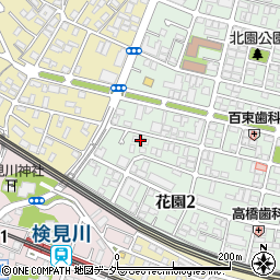 ダイシン工業検見川寮周辺の地図