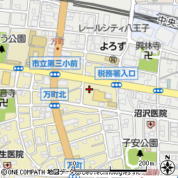 東京都八王子市万町21周辺の地図