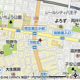 東京都八王子市万町14周辺の地図