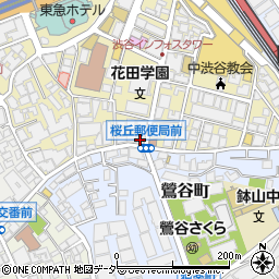 東京都渋谷区桜丘町21-4周辺の地図