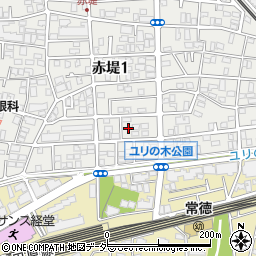 東京都世田谷区赤堤1丁目17周辺の地図