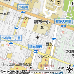 調布駅前郵便局 ＡＴＭ周辺の地図