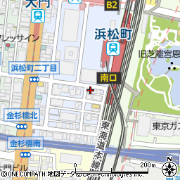 ドクターフット浜松町本店周辺の地図