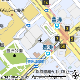 おぼんdeごはんららぽーと豊洲3店周辺の地図