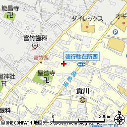 ヤマグチ薬局　甲府店周辺の地図