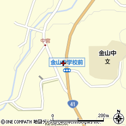 岐阜県下呂市金山町金山2666-3周辺の地図