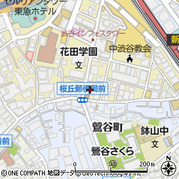 東京都渋谷区桜丘町12-8周辺の地図