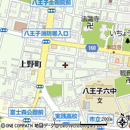 東京都八王子市上野町21周辺の地図