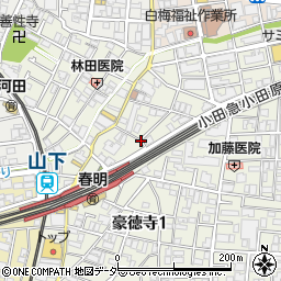 小田急クローゼット豪徳寺周辺の地図