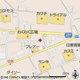 千葉銀行古谷プラザ ＡＴＭ周辺の地図