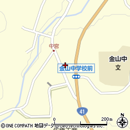岐阜県下呂市金山町金山2662周辺の地図