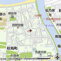 福井県敦賀市松島町周辺の地図