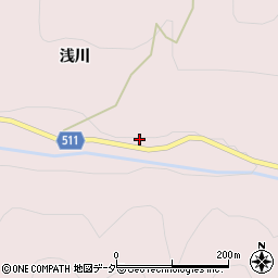 山梨県大月市七保町浅川1185周辺の地図