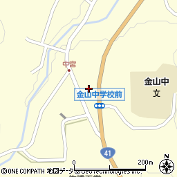 岐阜県下呂市金山町金山2664周辺の地図
