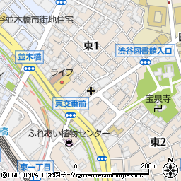 セブンイレブン渋谷東１丁目店周辺の地図