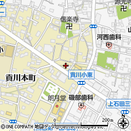 コメダ珈琲店甲府貢川店周辺の地図