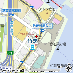 ファミリーマート南山堂竹芝駅前店周辺の地図