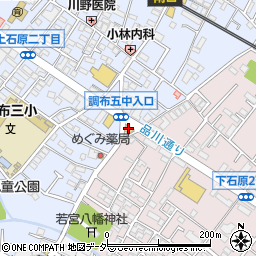 株式会社青木屋　西調布店周辺の地図