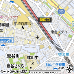 柿家鮨　渋谷店周辺の地図