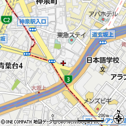 ファインクレスト渋谷神泉周辺の地図