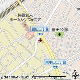 日野消防署豊田出張所周辺の地図