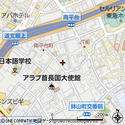 東京都渋谷区南平台町4周辺の地図