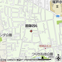 東京都世田谷区祖師谷6丁目周辺の地図