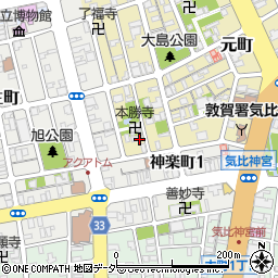 福井県敦賀市元町19周辺の地図